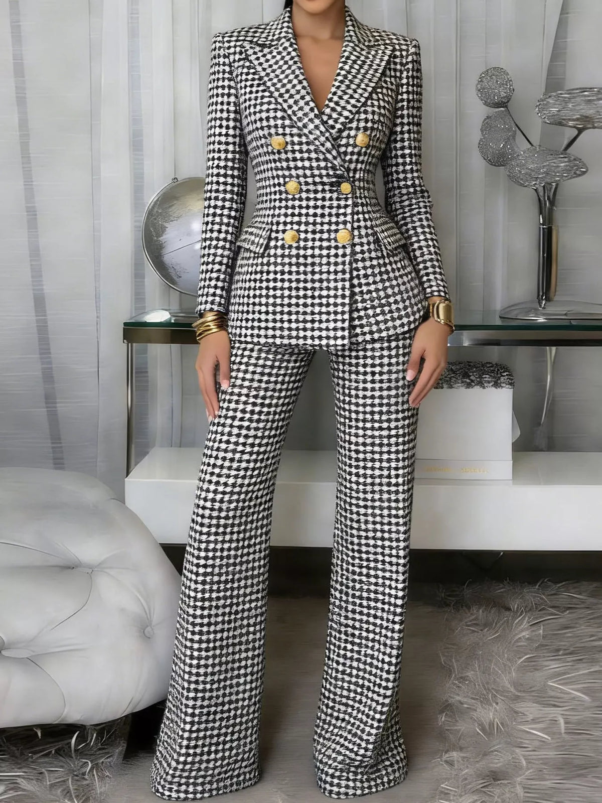 Blazer and pants set