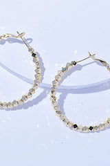 Trendsi Alloy Hoop Earrings -