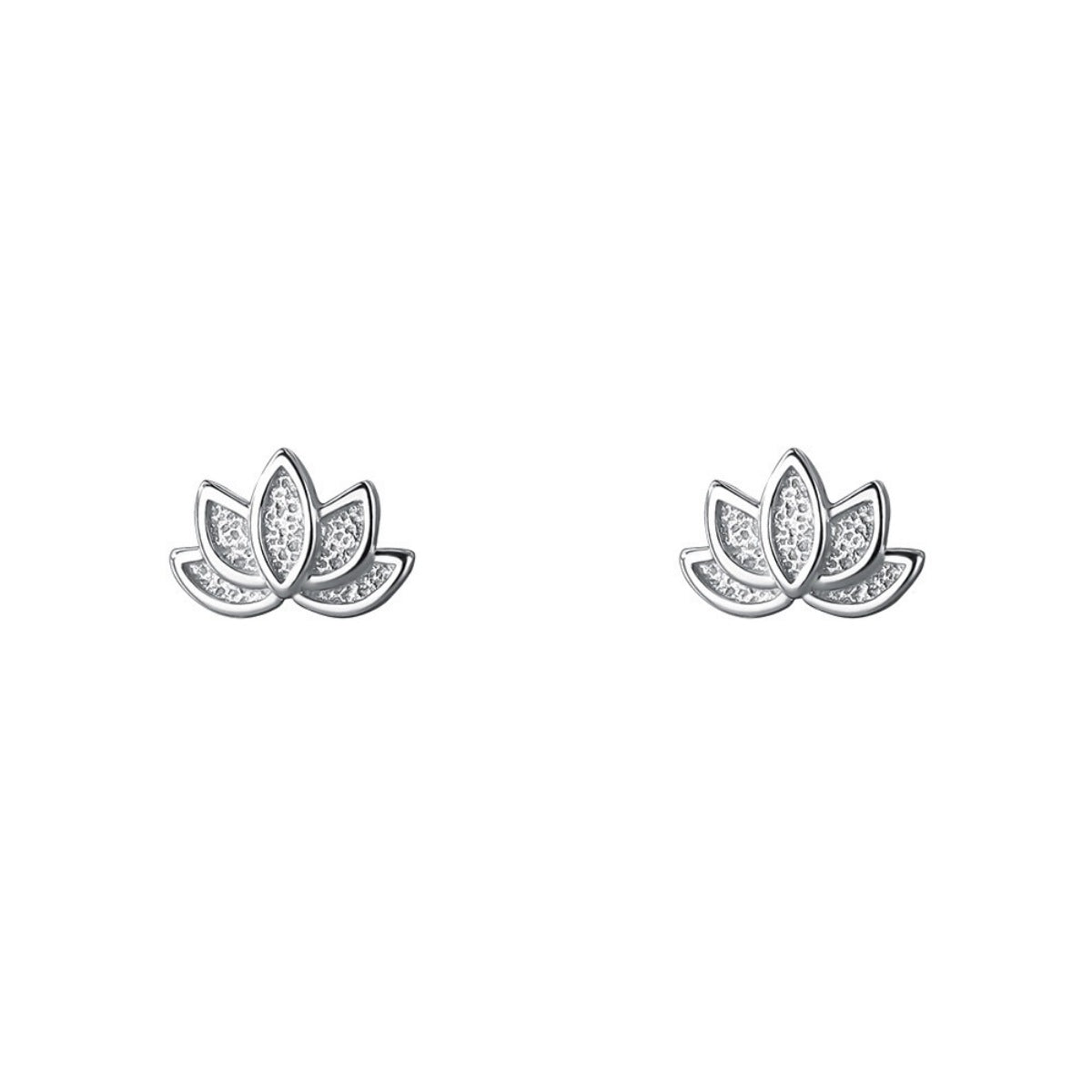 Trendsi Lotus Flower Stud Earrings -
