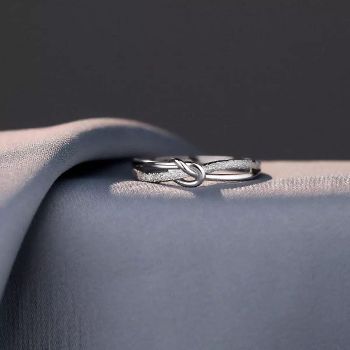 Trendsi 925 Sterling Silver Knot Ring -