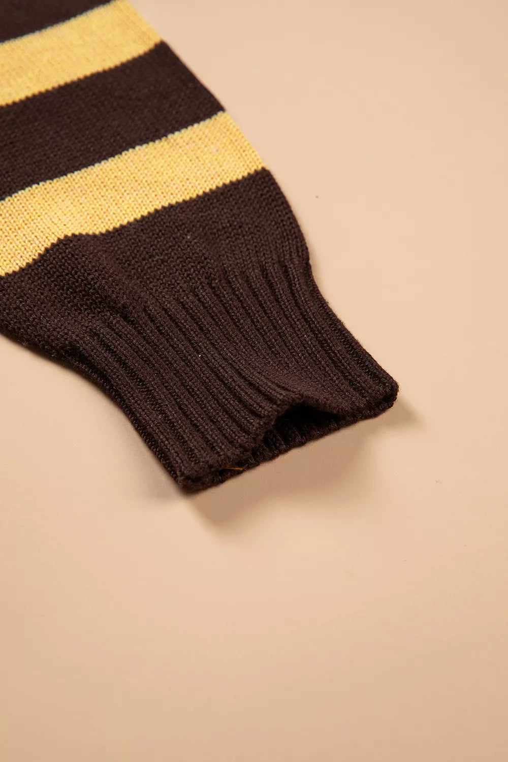 Trendsi Stripe Striped Drop Shoulder Colorblock Pullover Sweater -