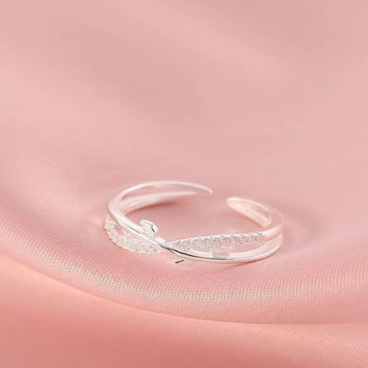 Trendsi 925 Sterling Silver Open Ring -