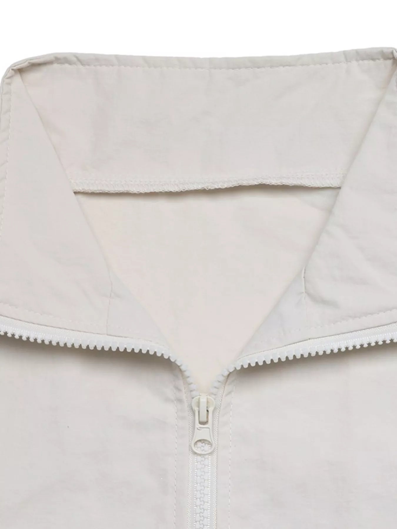 Trendsi Zip-Up Dropped Shoulder Jacket -
