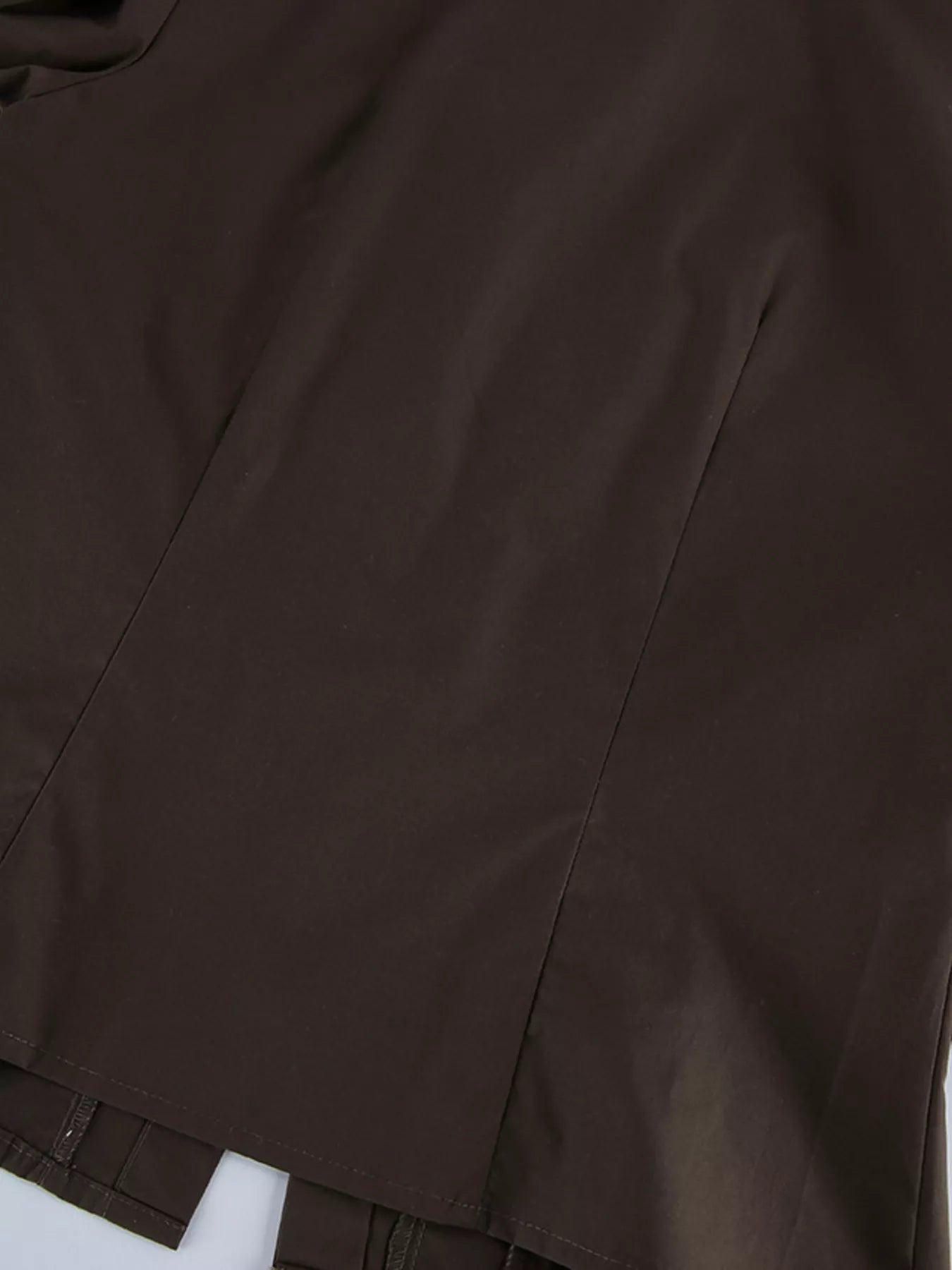 Trendsi Slim-Fit Ruched Waist Shirt -