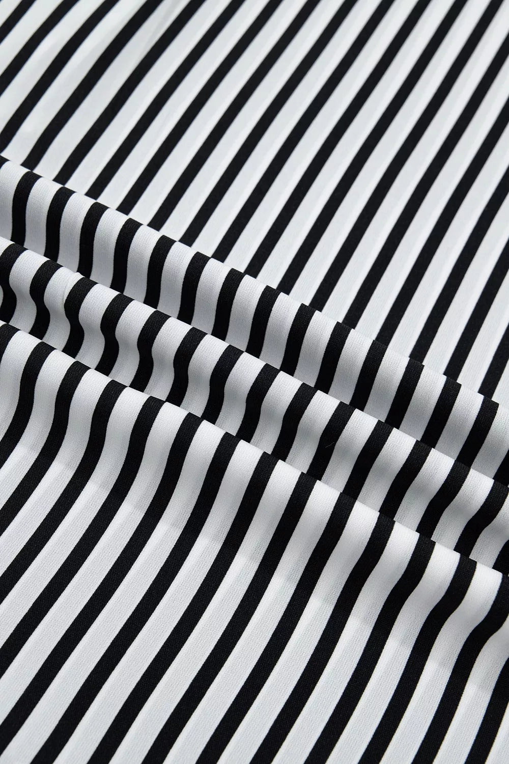 Trendsi Striped Half Sleeve Button-Up Shirt -