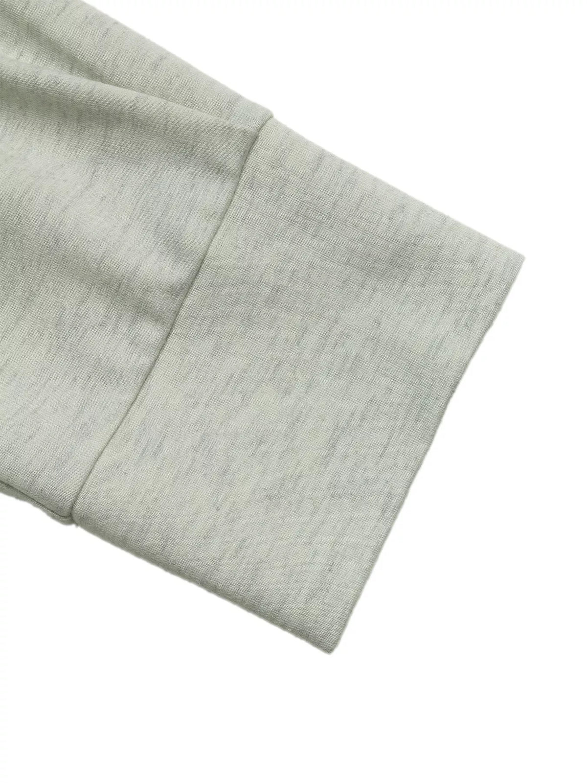 Light gray polo-collar midi dress, cuff detail