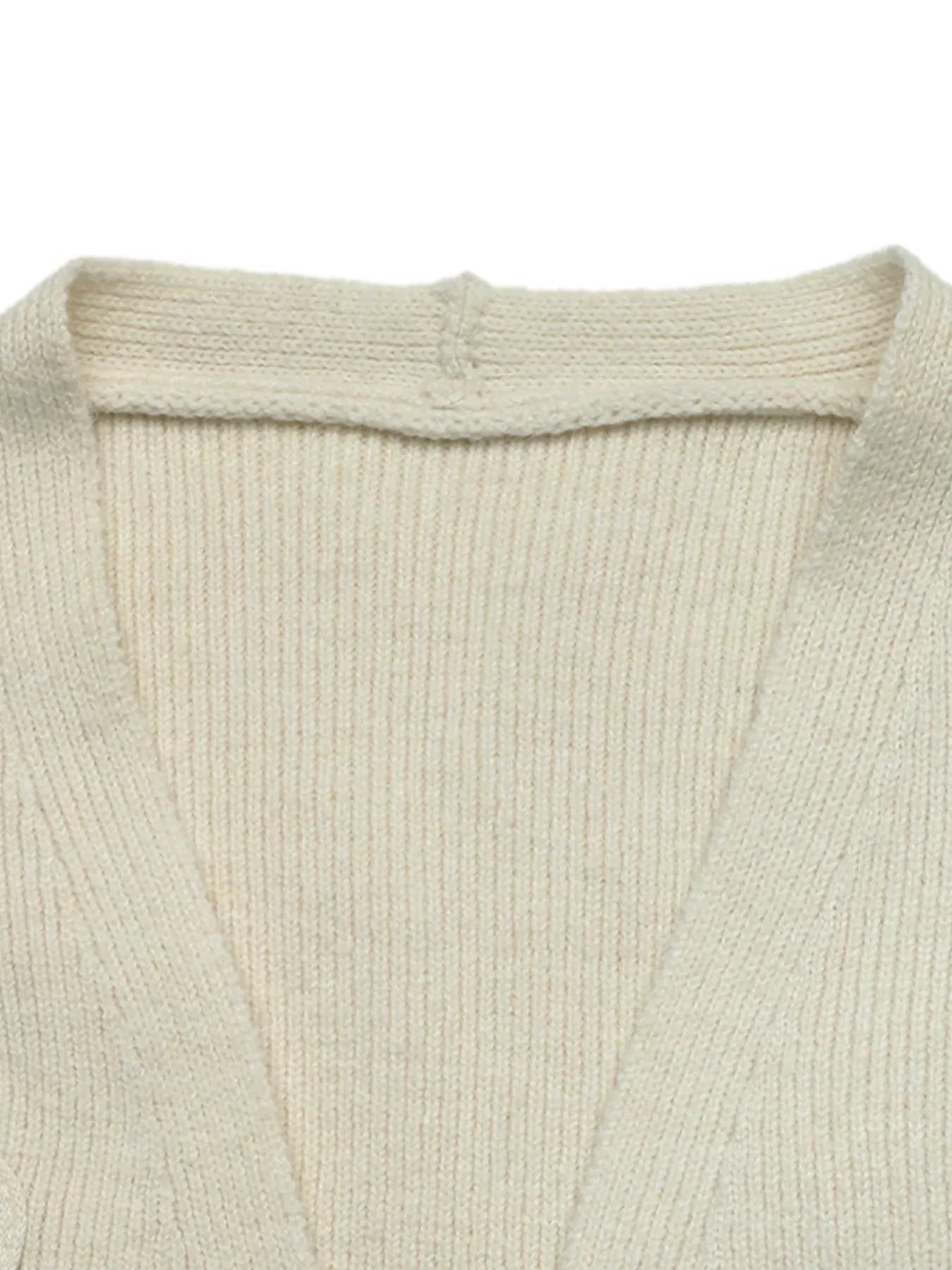 Trendsi Four-Leaf Clover Open Front Cardigan -