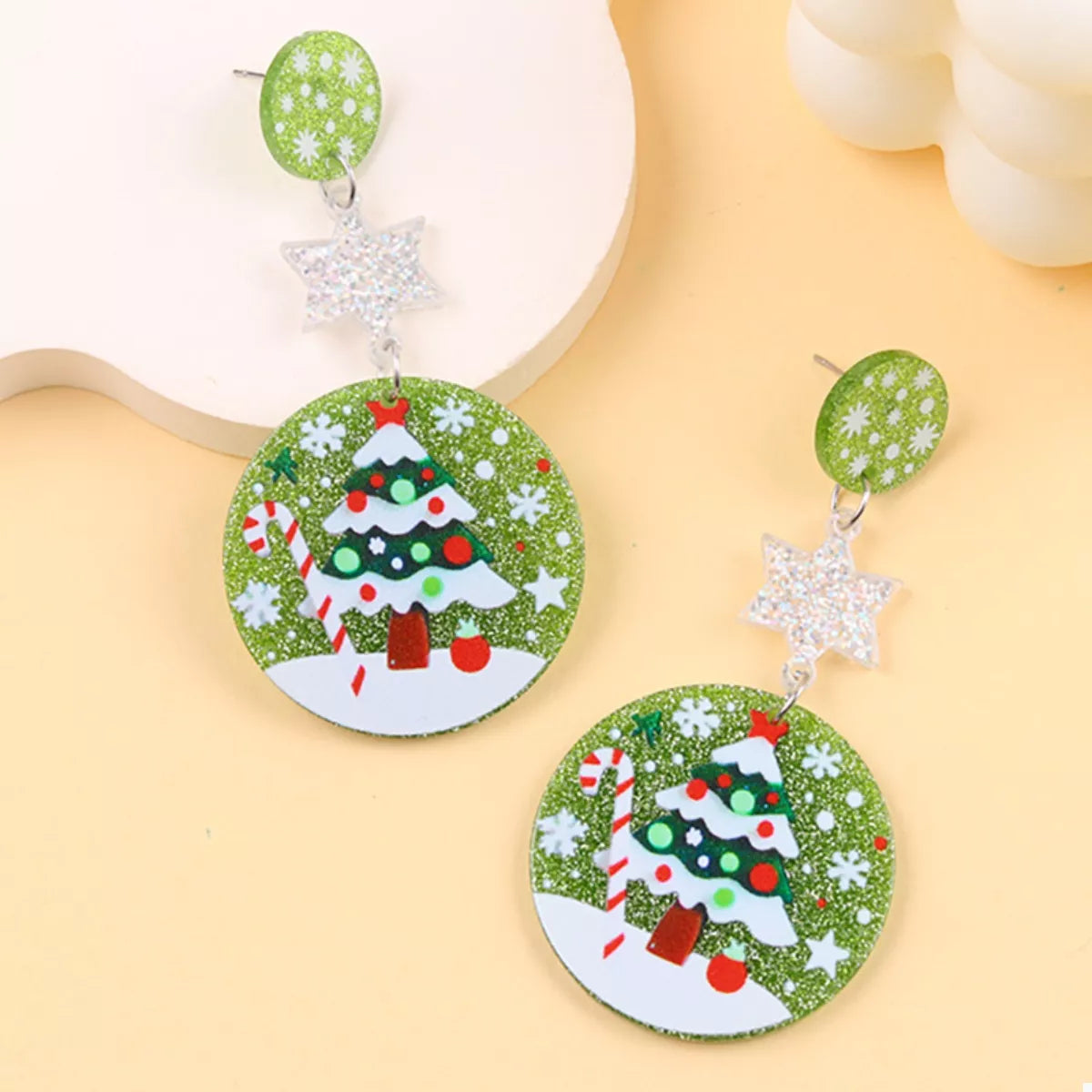Trendsi Christmas Theme Drop Earrings -