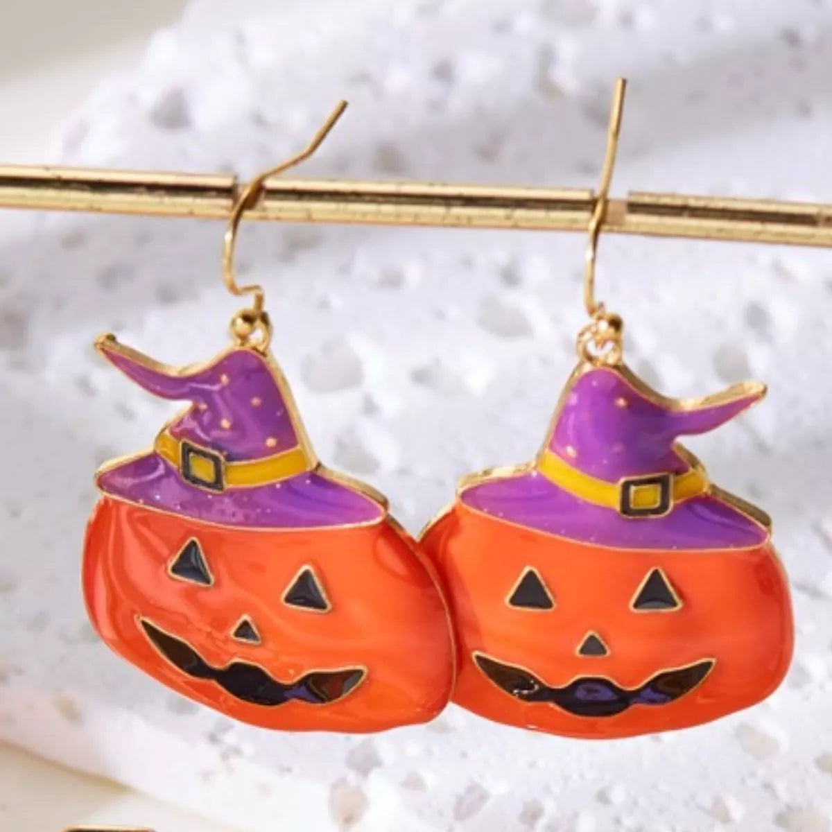 Trendsi Halloween Pumpkin Dangle Earrings -