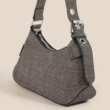 Trendsi Fame Denim Belt Accent Shoulder Bag -