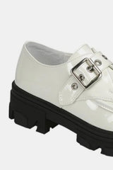 Trendsi Forever Link Buckled Platform Lug Sole Loafers -