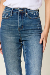 Trendsi Judy Blue Full Size Tummy Control High Waist Slim Jeans -