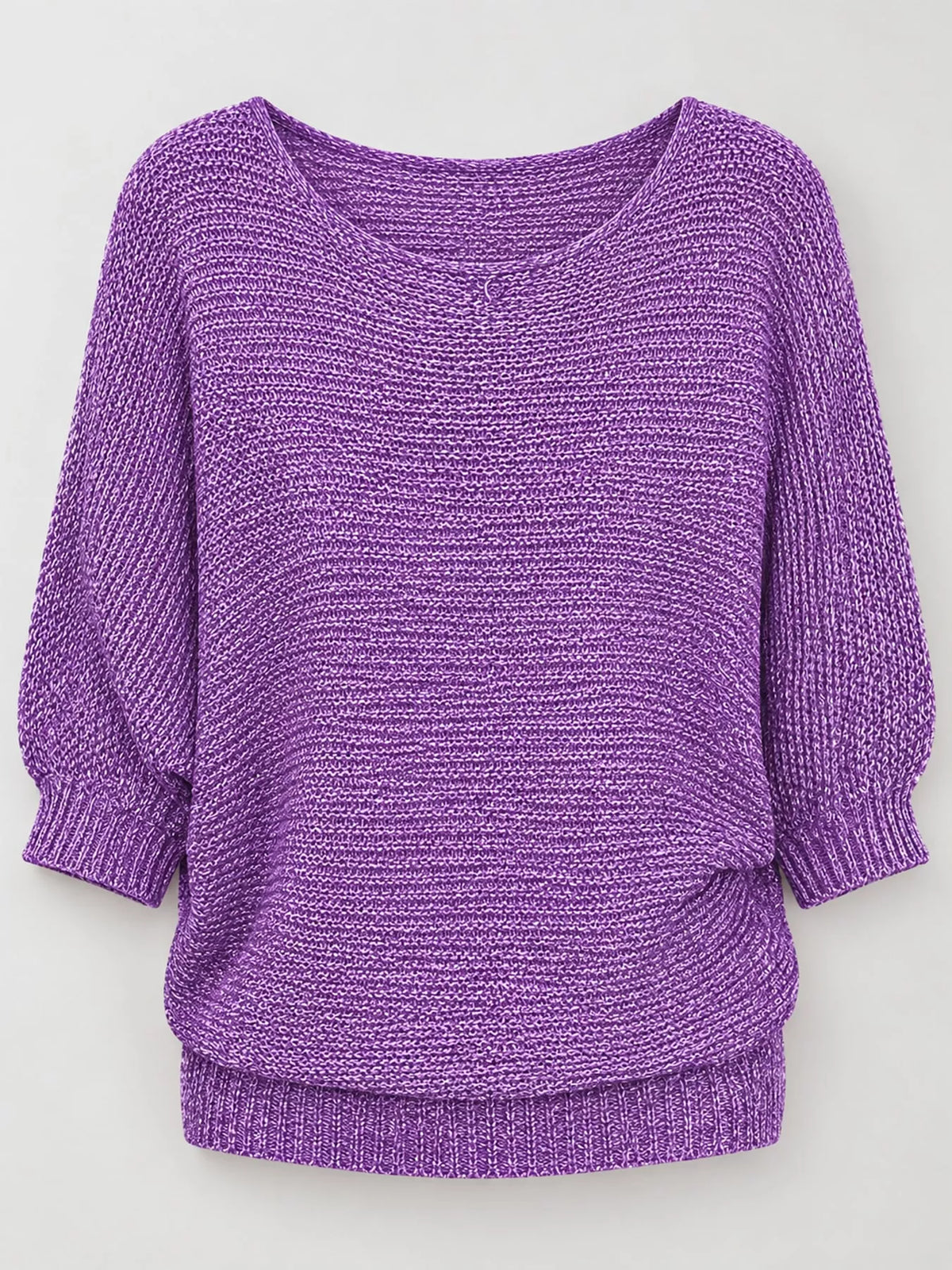 Three-quarter sleeve sweater, product view