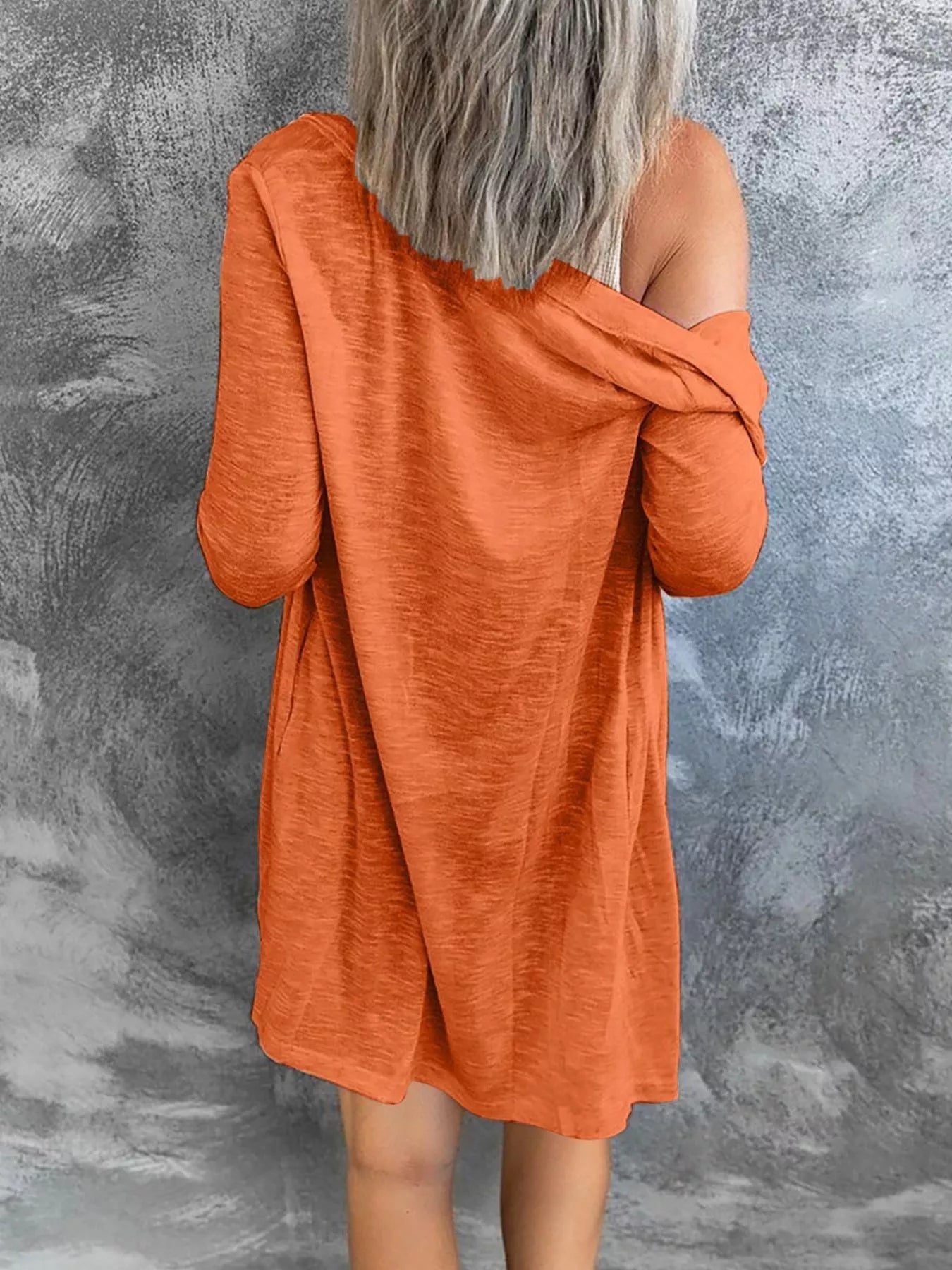 Trendsi Full Size Lightweight Button-Up Cardigan Plus Size - Shirts