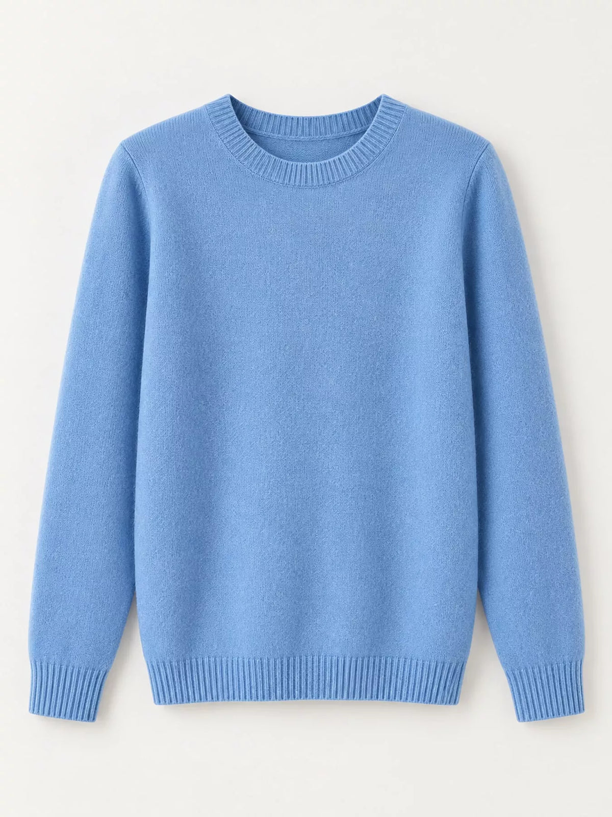 Crew Neck Long Sleeve Sweater — garment front