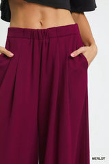 Trendsi Umgee Wide Leg Pants with Pockets -