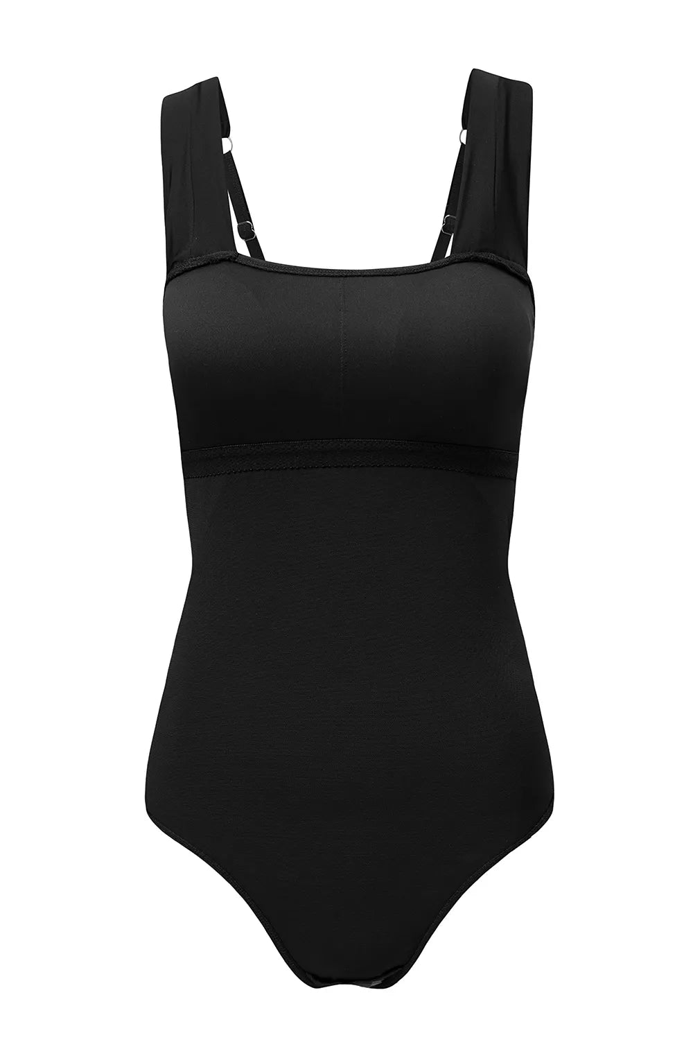 Trendsi Square Neck Ruched Tommy Control One Piece Swimsuit -