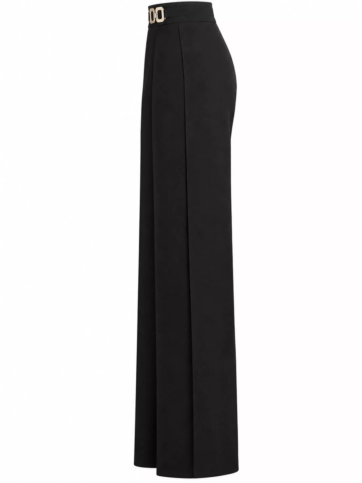 Wide-leg pants, black side