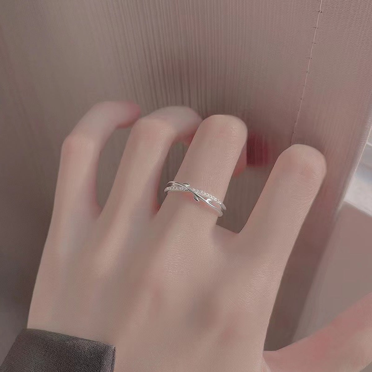 Trendsi 925 Sterling Silver Open Ring -