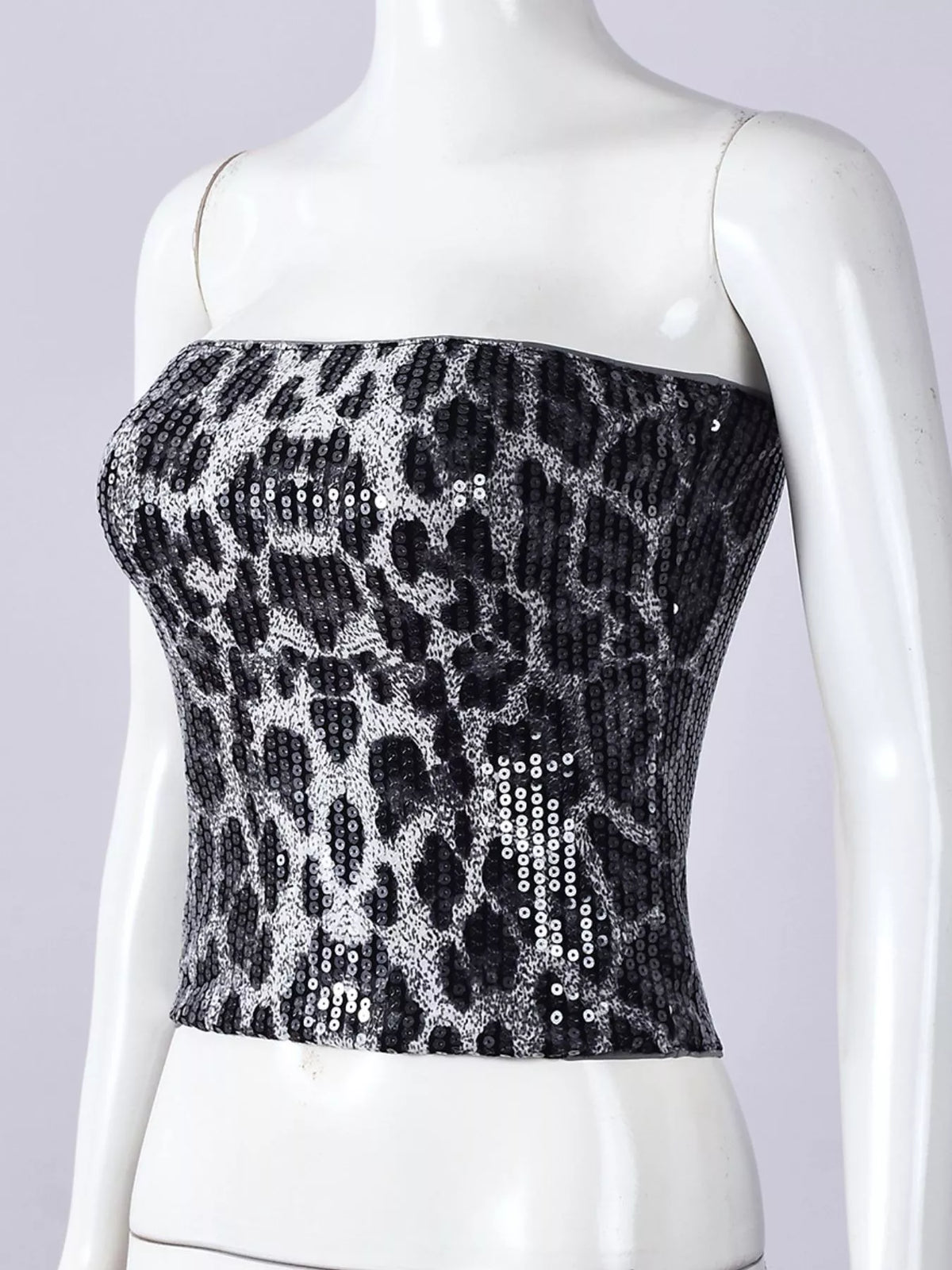 strapless top, product view