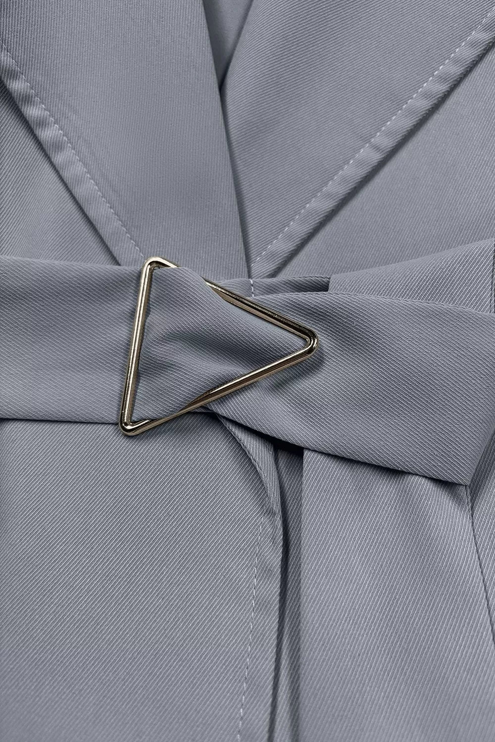 Trendsi Wide Lapels Belt Trench Coat -