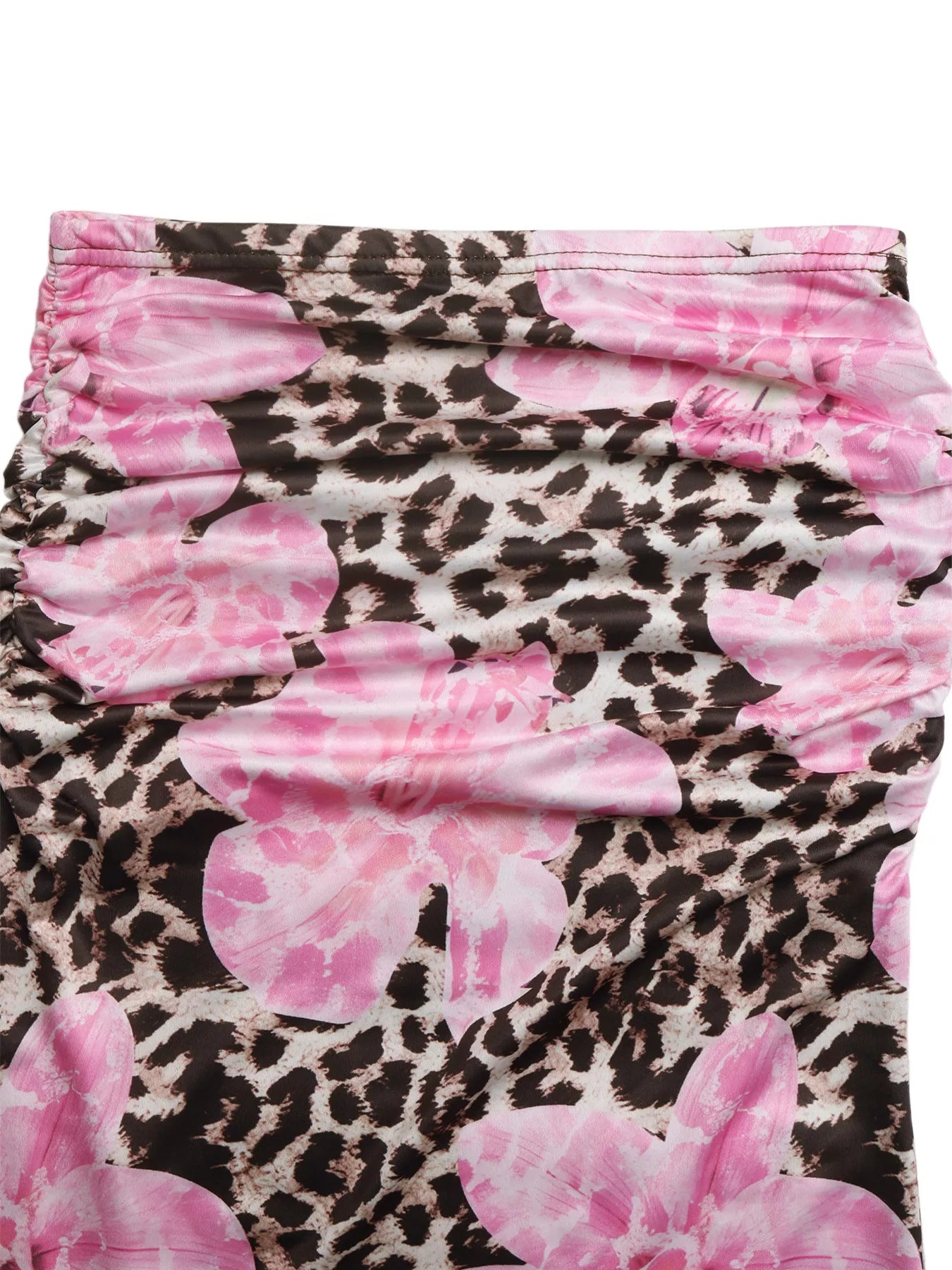 Trendsi Leopard Print Bodycon Maxi Skirt -