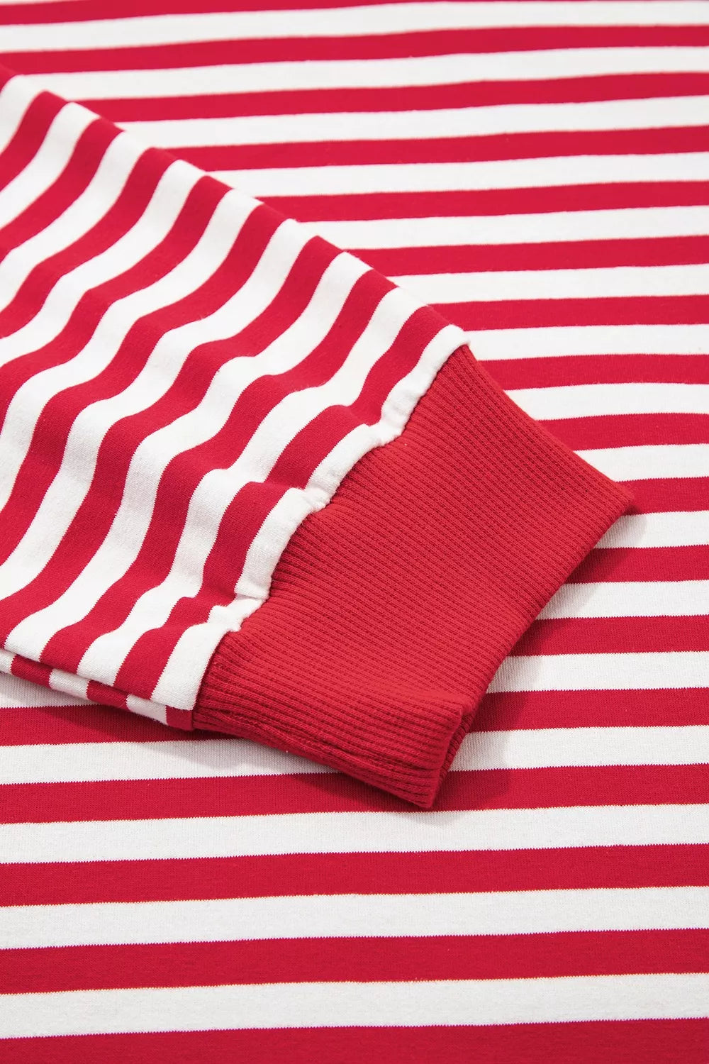 Trendsi Striped Long Sleeve Casual Sweatshirt -