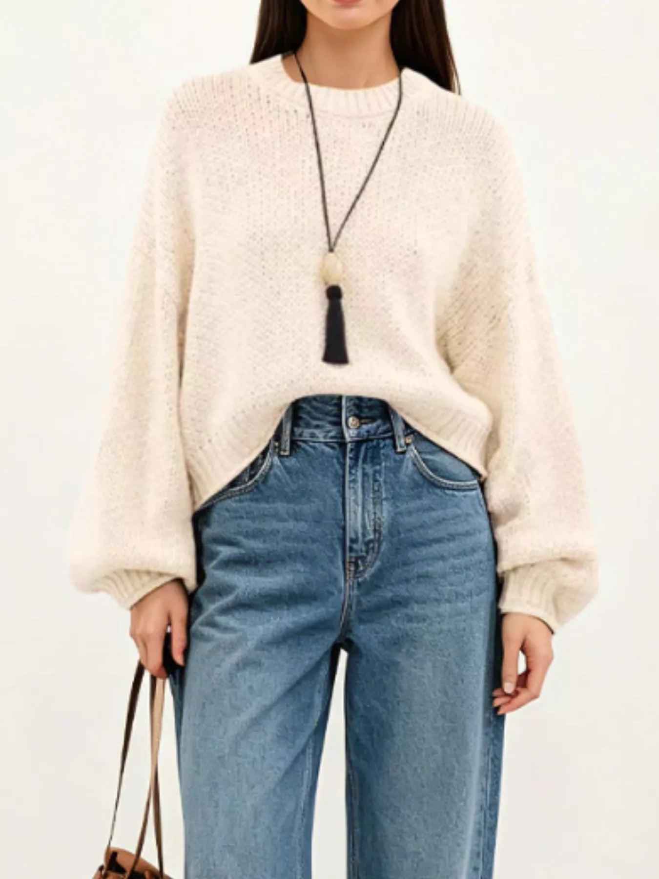 Trendsi Oversized Chunky Knit Sweater -