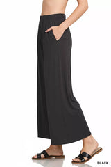 Trendsi Zenana Elastic Waist Comfy Lounge Pants -