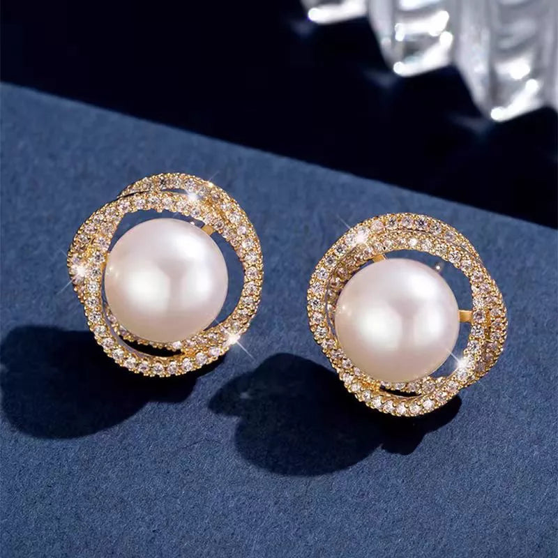 Trendsi Pearl Stud Earrings -