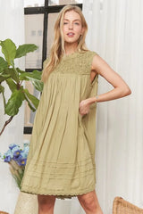 Trendsi ADORA Loose Textured Babydoll Dress -