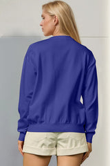 Trendsi Double Take Full Size Sequin Nutcracker Long Sleeve Sweater -