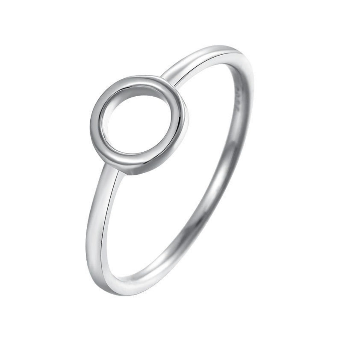 Trendsi 925 Sterling Silver Circle Ring -
