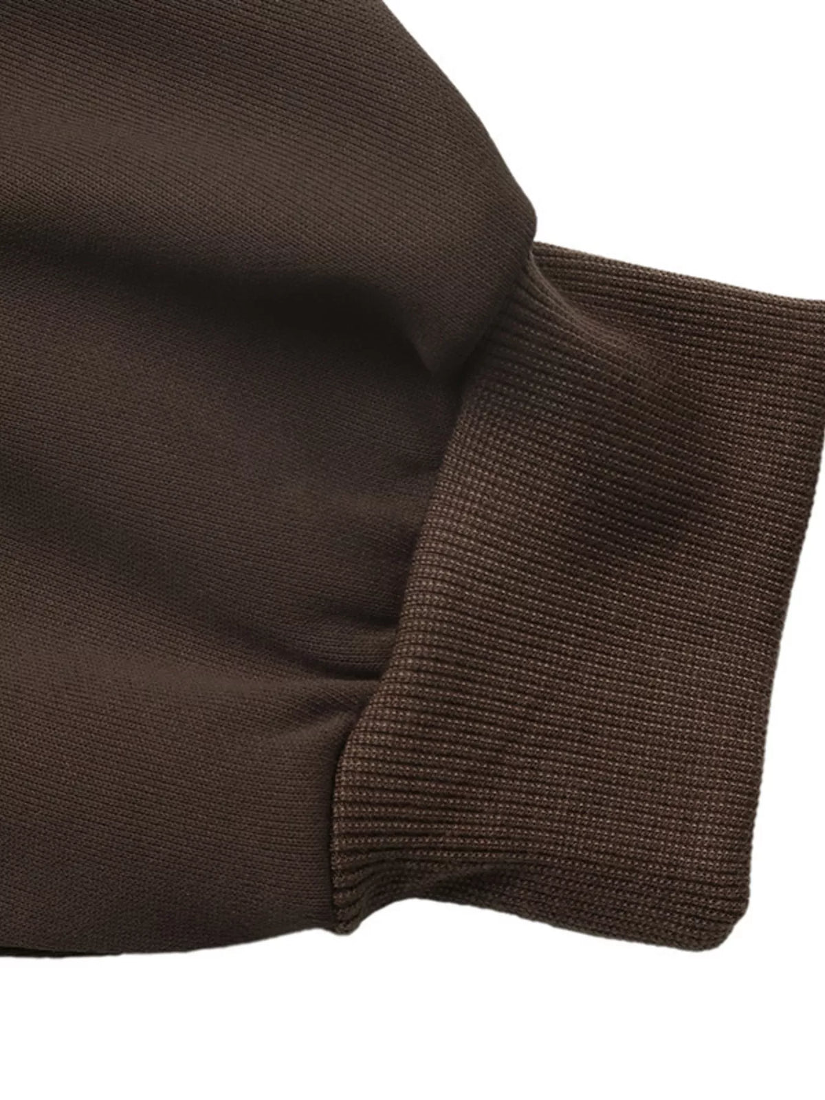 Trendsi Polo Collar Dropped Shoulder Sweatshirt -