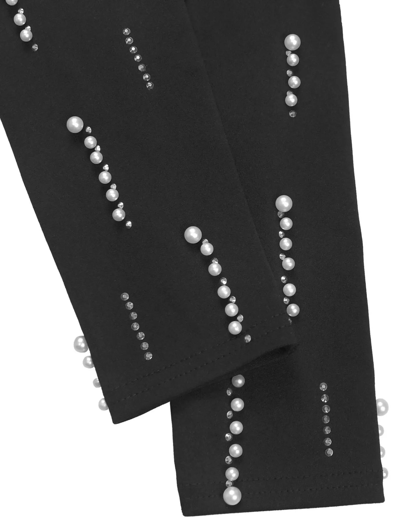 Trendsi Pearl Detail Long Sleeve Maxi Dress -