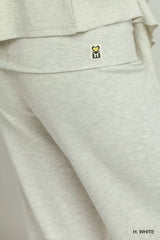 Trendsi Umgee Cotton Viscose Folded Waistband Straight Leg Pants - Pants
