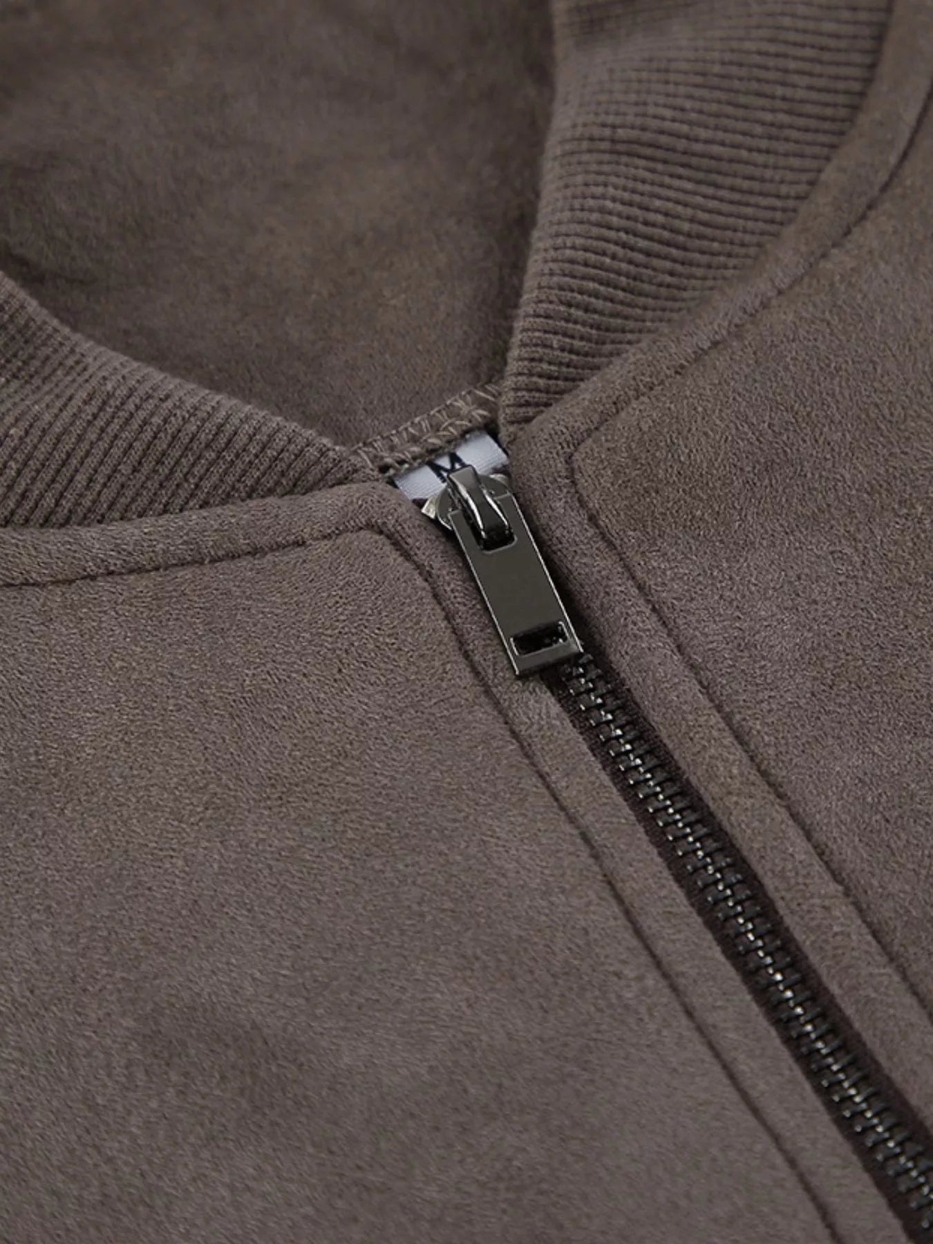 Trendsi Zip Up Dropped Shoulder Jacket -