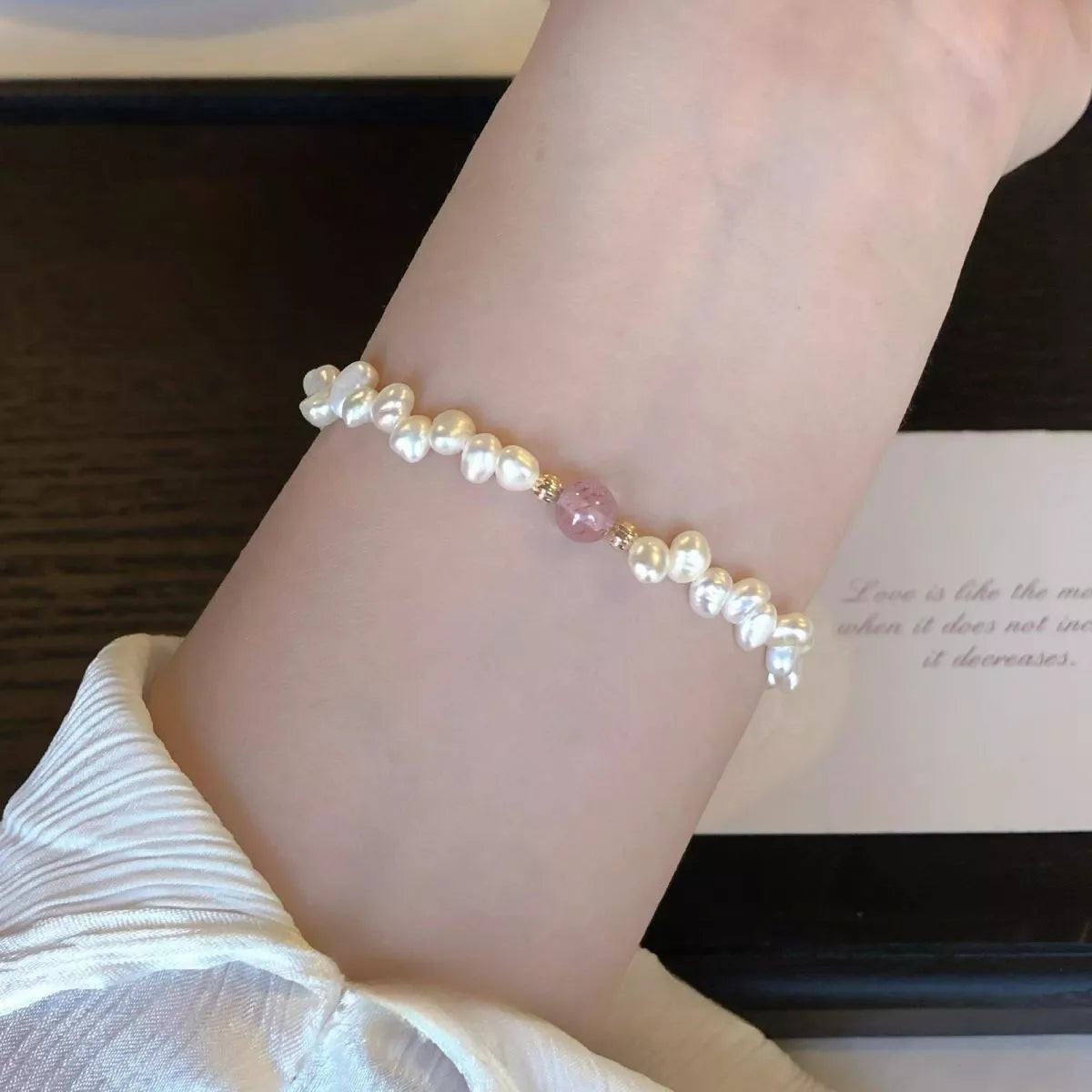 Trendsi Pearl & Crystal Bracelet -