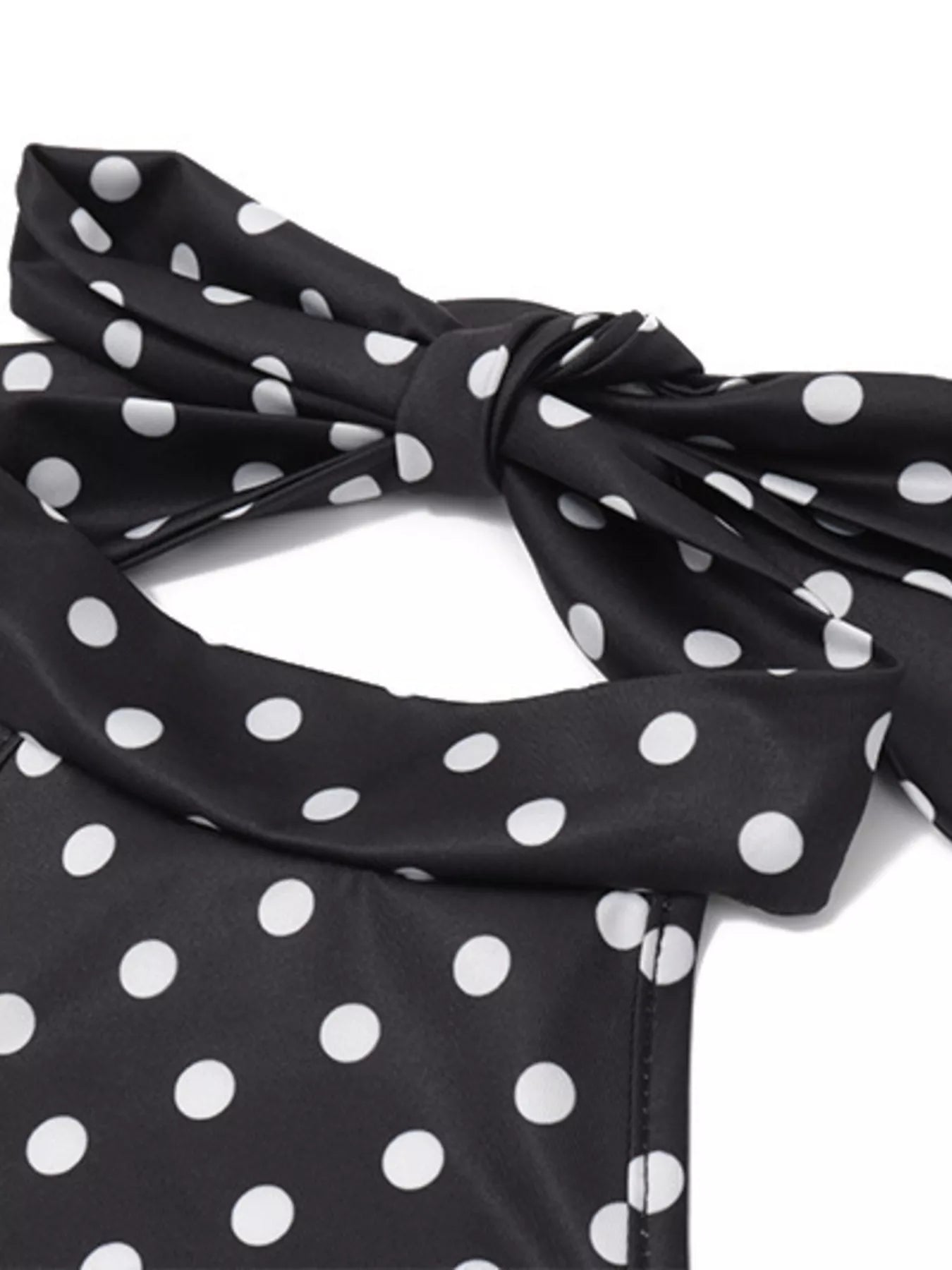Trendsi Polka Dot Sleeveless Mini Dress -