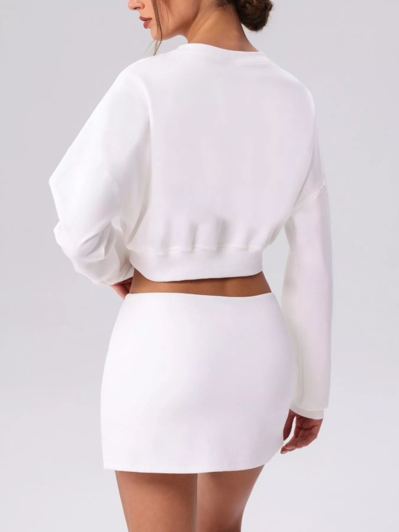 Trendsi Cropped Button-Down Active Cardigan -
