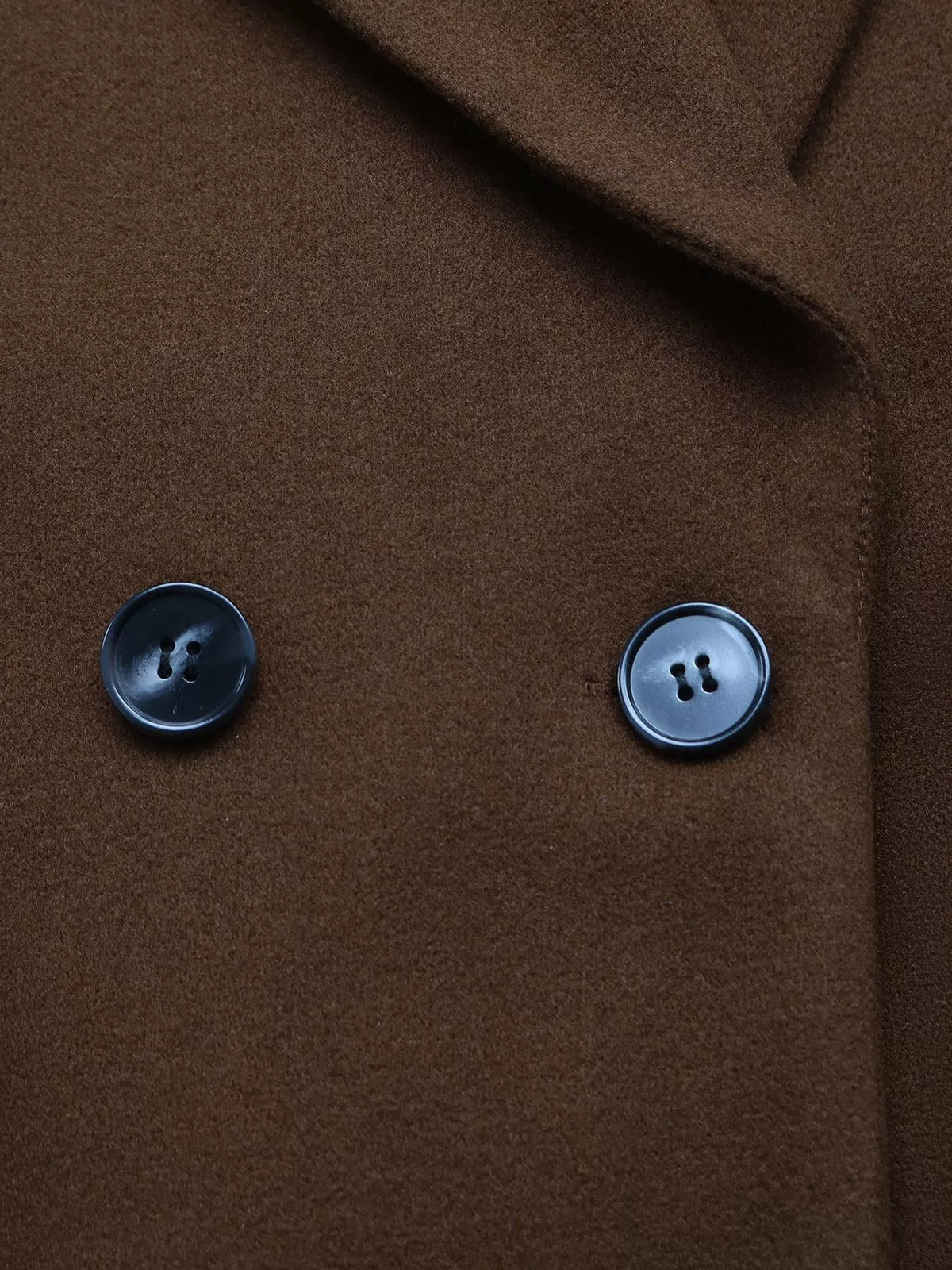 Double-Breasted Longline Coat — construction details