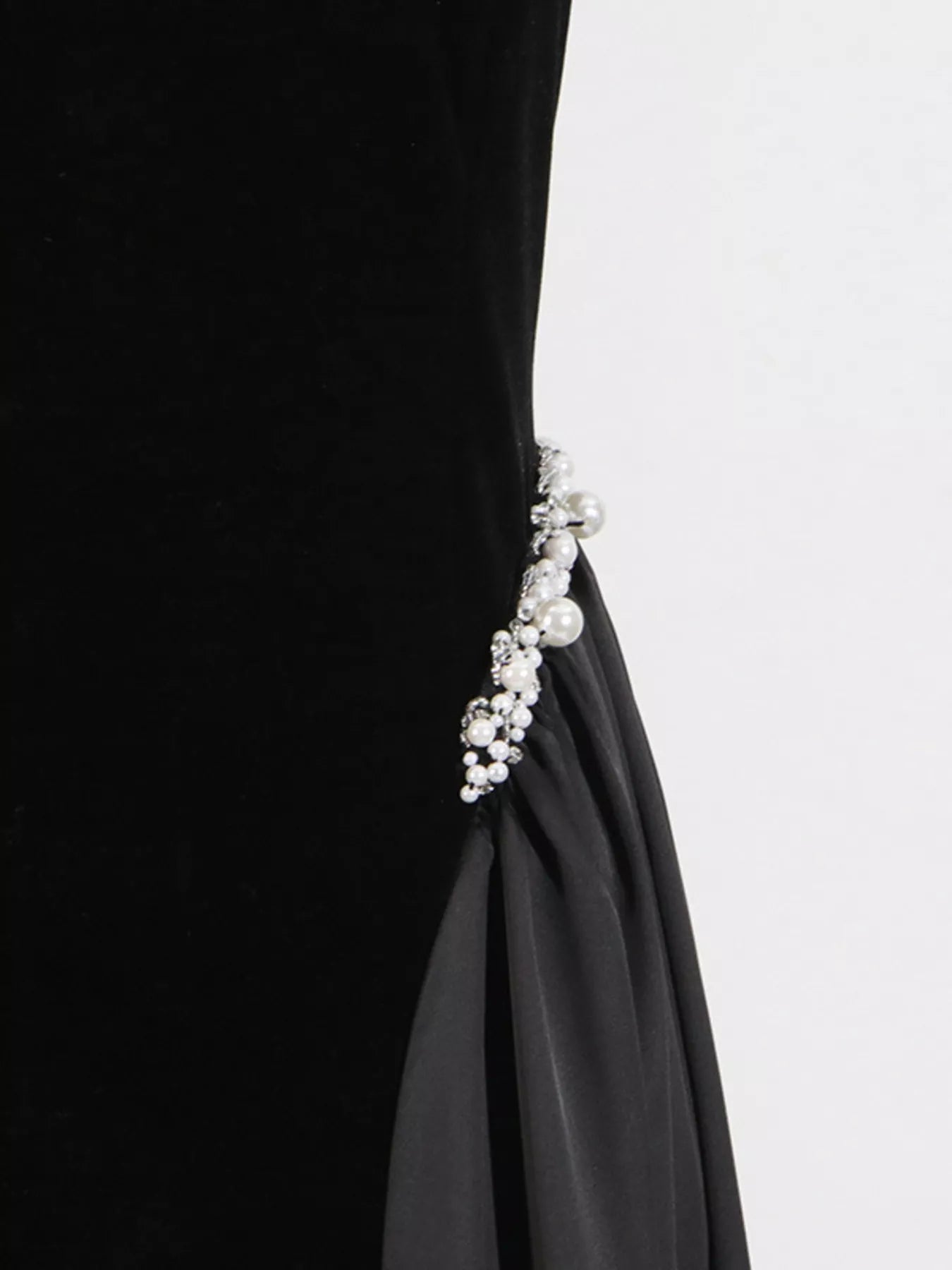 Trendsi Lace Up Back Tube Maxi Dress -