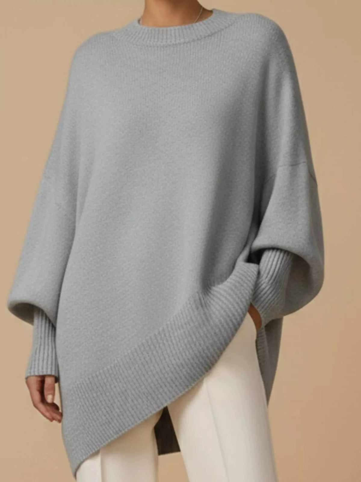 Trendsi Oversized Batwing Sleeve Sweater -