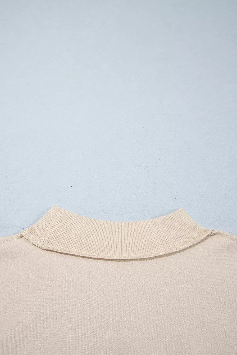 CHRIST IS KING embroidered high-neck sweatshirt
