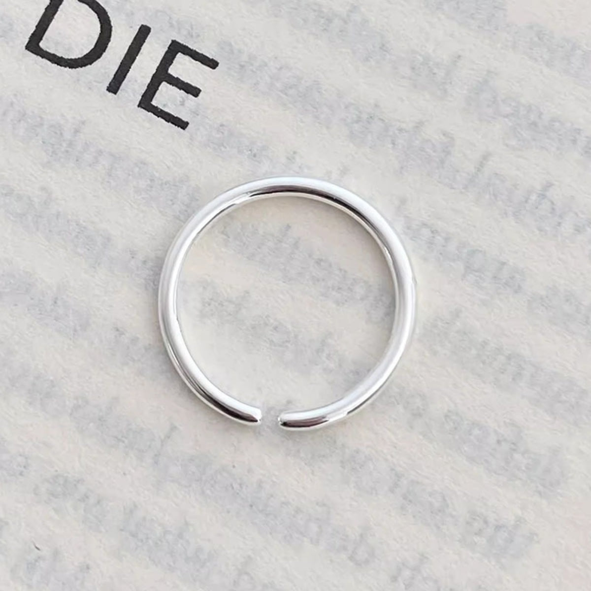 Trendsi 925 Sterling Silver Open Ring -