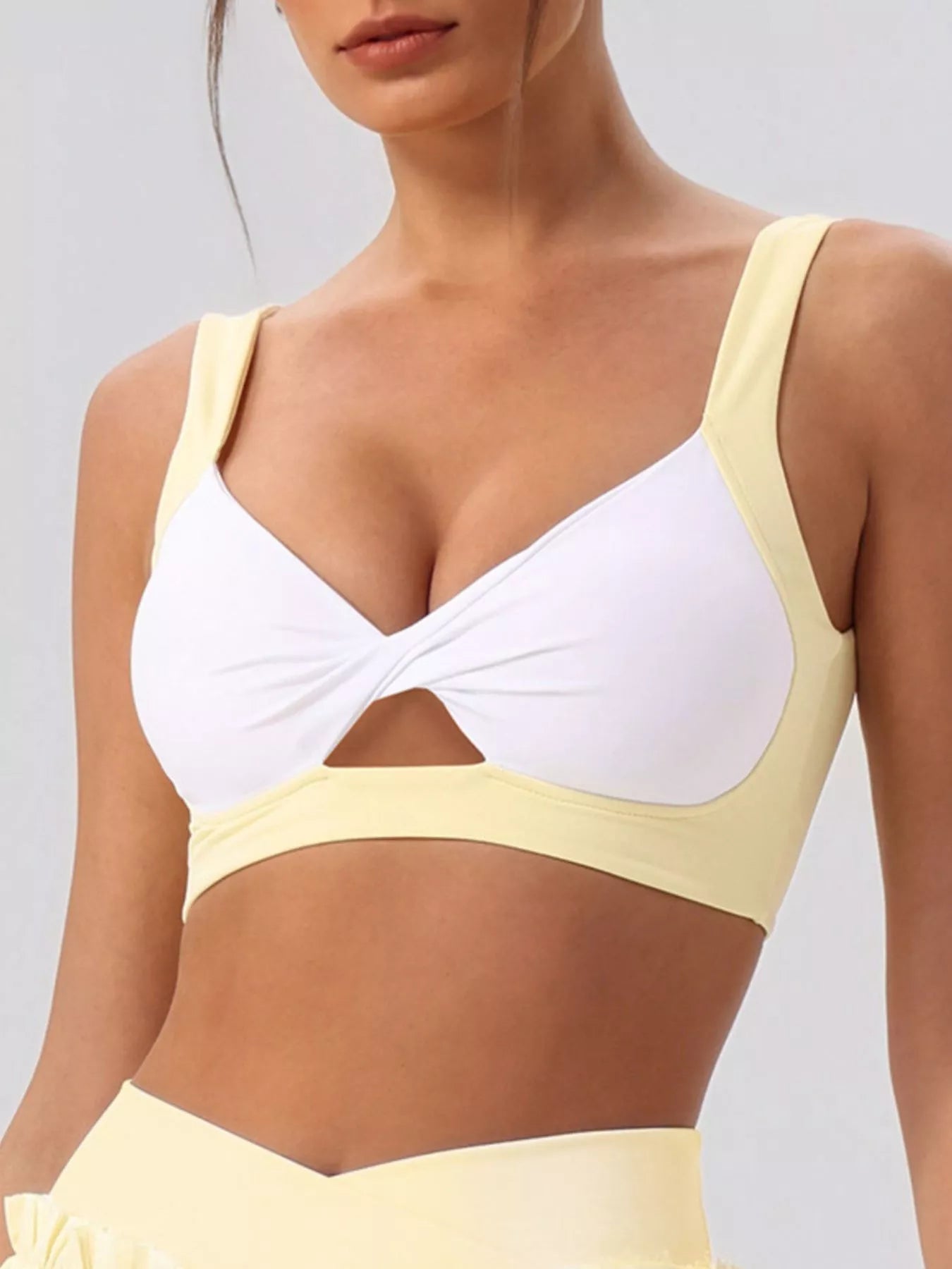 Trendsi Sleeveless Top and Pleated Skirt Active Set -