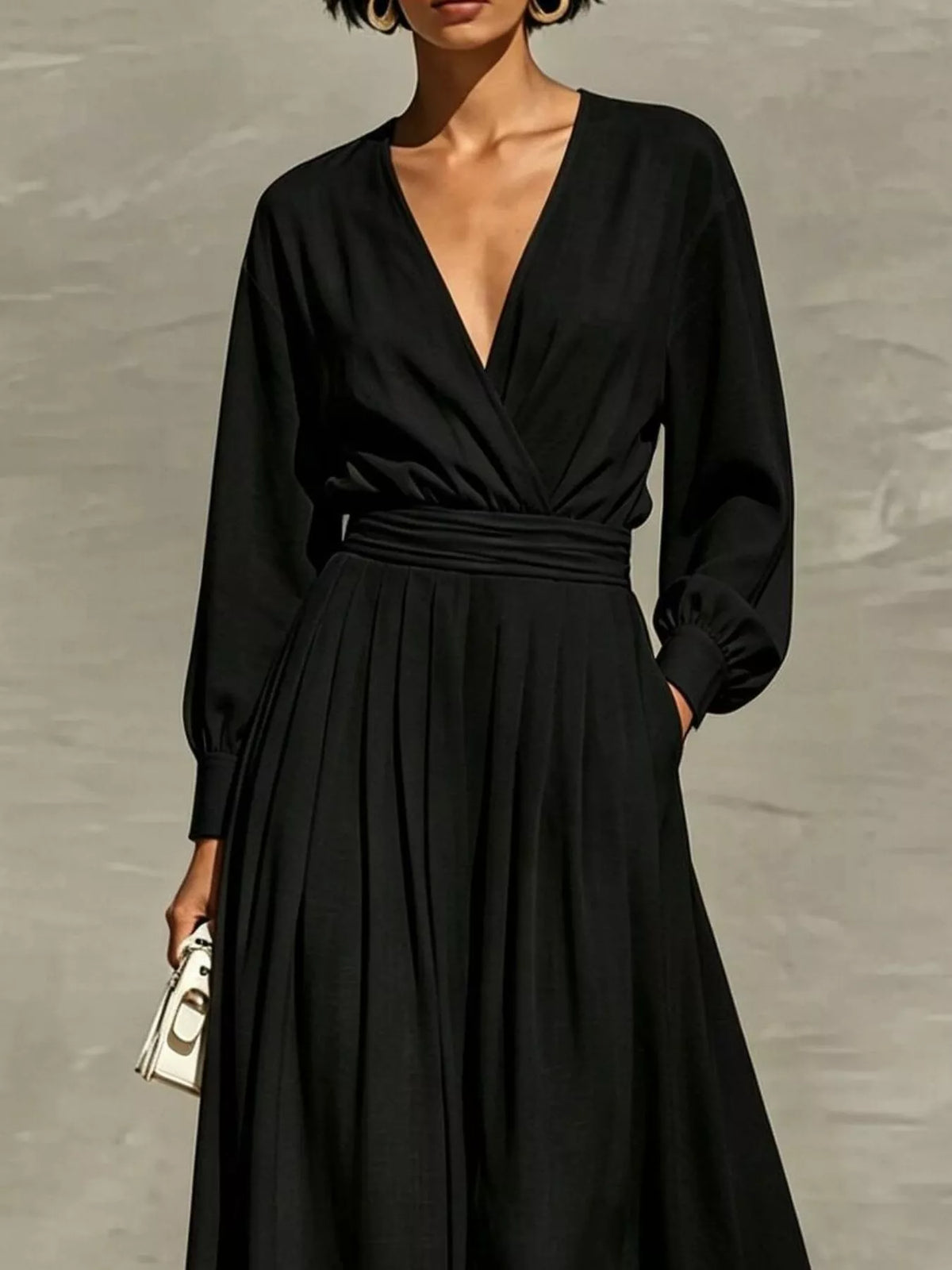 Trendsi Long Sleeve Wide-Leg Jumpsuit -