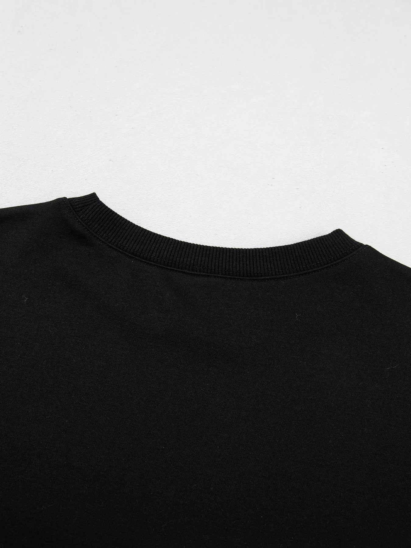 Trendsi Embroidered Spooky Season Long Sleeve Round Neck Sweatshirt -