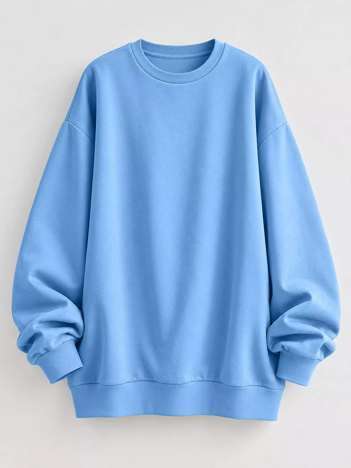 Light Blue relaxed sweatshirt