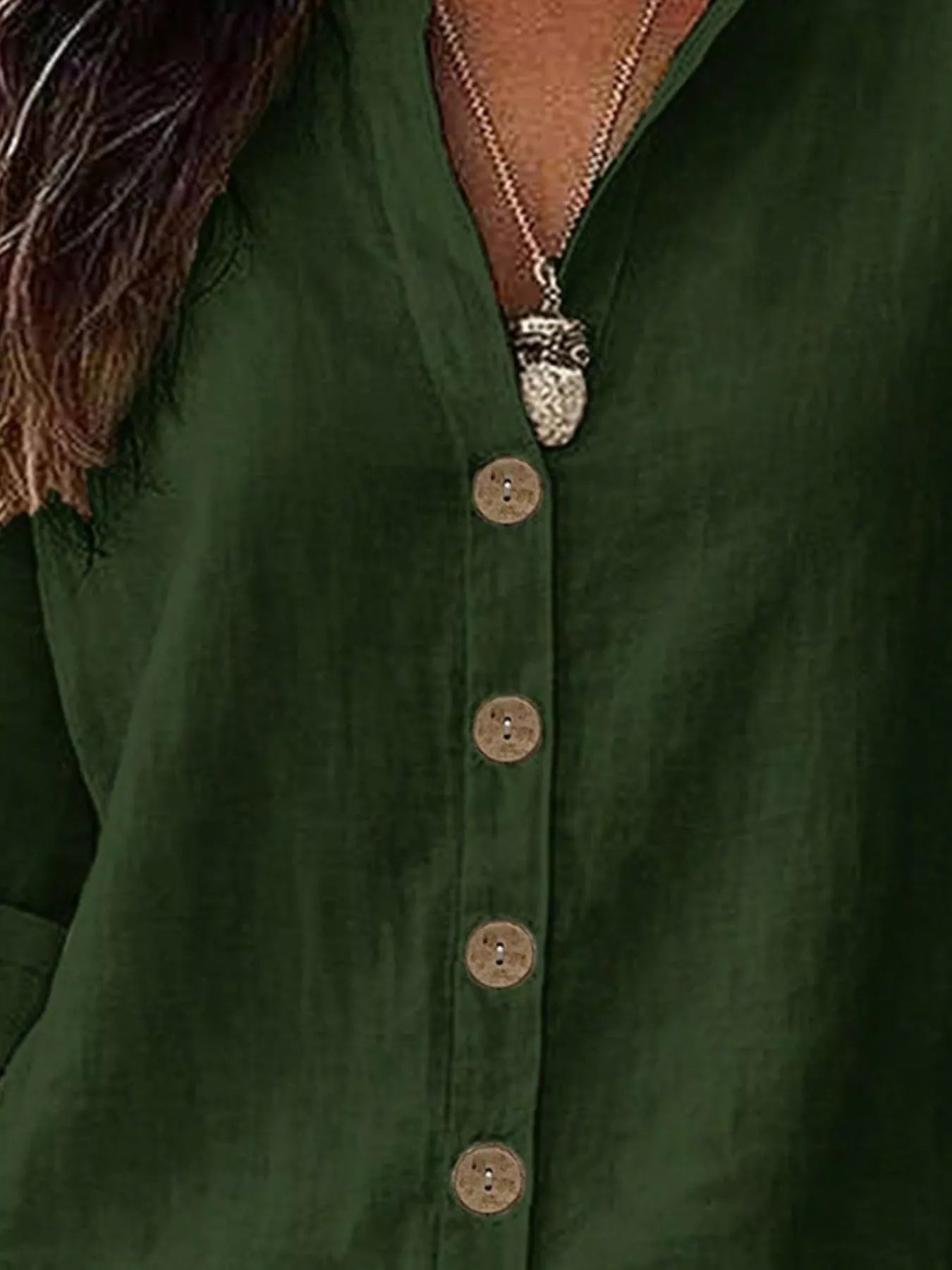 Trendsi Button Up Long Sleeve Shirt -